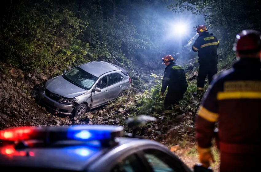  Πήλιο: “Άγιο” είχαν πατέρας και κόρη όταν το αυτοκίνητο τους έπεσε σε χαράδρα 