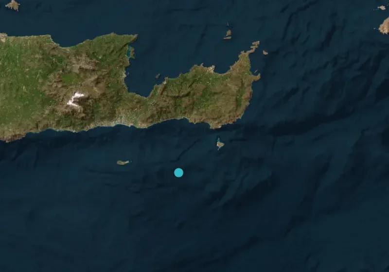  Κρήτη: Σεισμός 3,8 Ρίχτερ ανοιχτά του Λασιθίου 