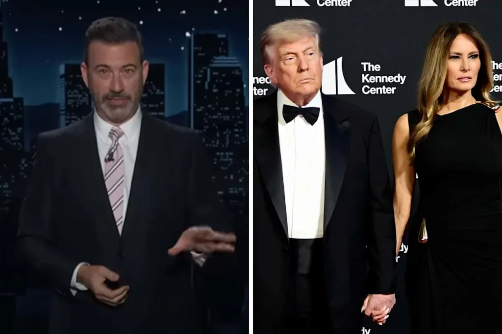 trump melania kimmel
