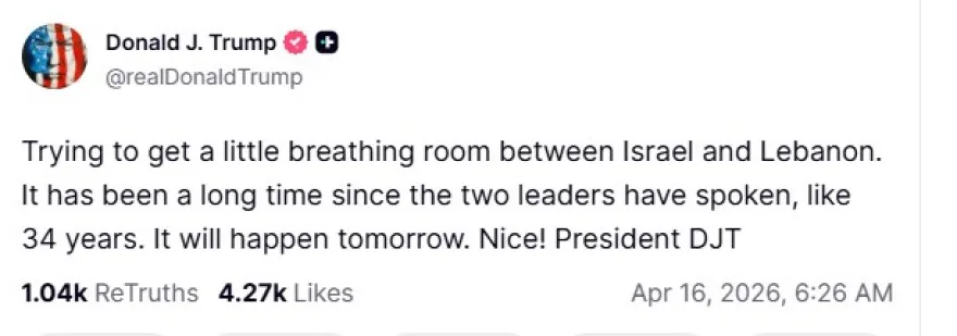 trump lebanon israel