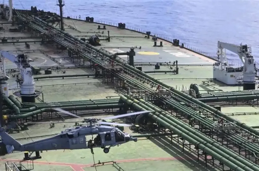  ΗΠΑ: Κατέλαβαν δεξαμενόπλοιο με ιρανικό πετρέλαιο στον Ινδικό Ωκεανό-Βίντεο από την επιχείρηση