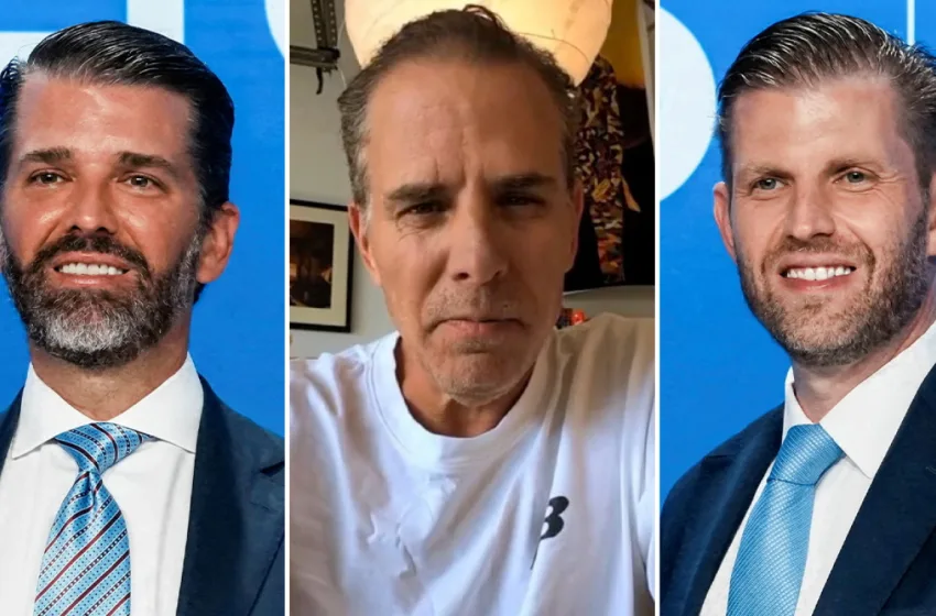  Ο Χάντερ Μπάιντεν προκαλεί τους γιους του Τραμπ σε αγώνα πάλης σε κλουβί