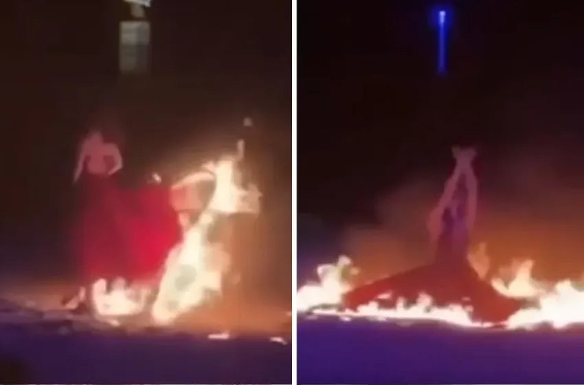  Κίνα: Χορεύτρια τυλίχτηκε στις φλόγες την ώρα του show-Νοσηλεύεται με εγκαύματα