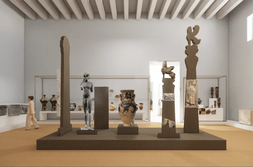  Αλλάζουν “πρόσωπο”… Εικόνες από τον εκσυγχρονισμό του Αρχαιολογικού και Επιγραφικού Μουσείου
