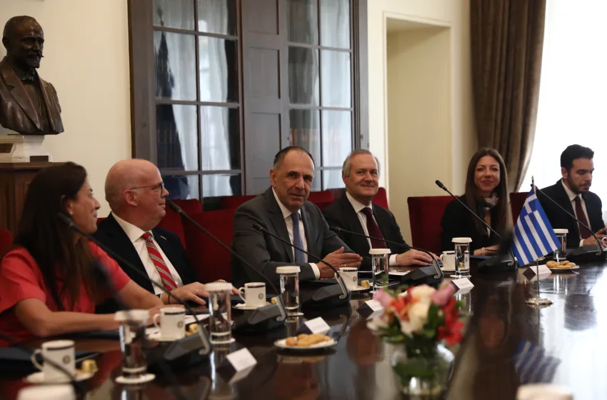  Γεραπετρίτης: Συναντήθηκε  με αντιπροσωπεία του Κογκρέσου
