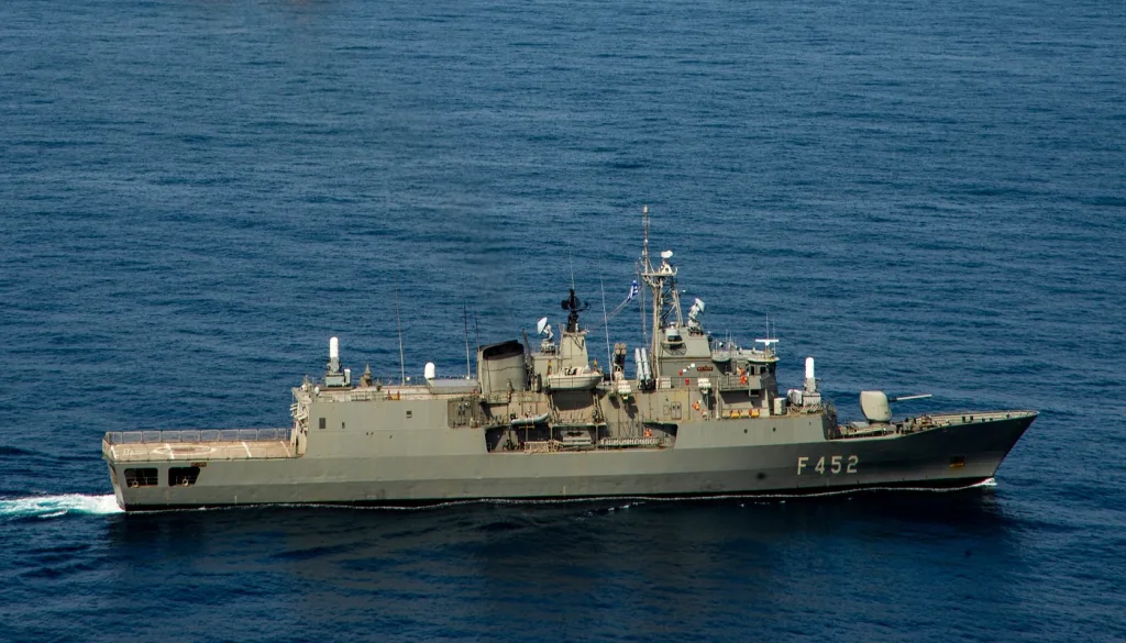 Greek frigate Hydra F 452