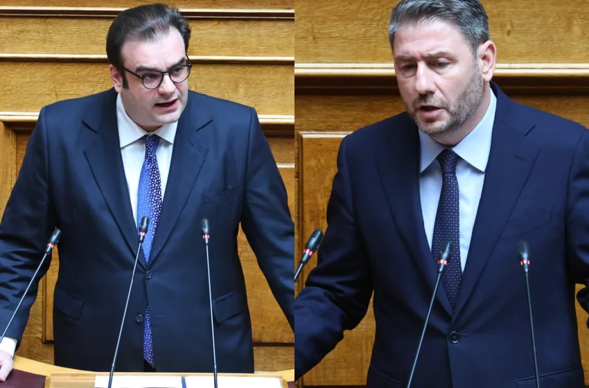  Άγρια κόντρα Πιερρακάκη-Ανδρουλάκη στη Βουλή με αναφορές σε Τσίπρα, ΔΕΗ, χρεοκοπία