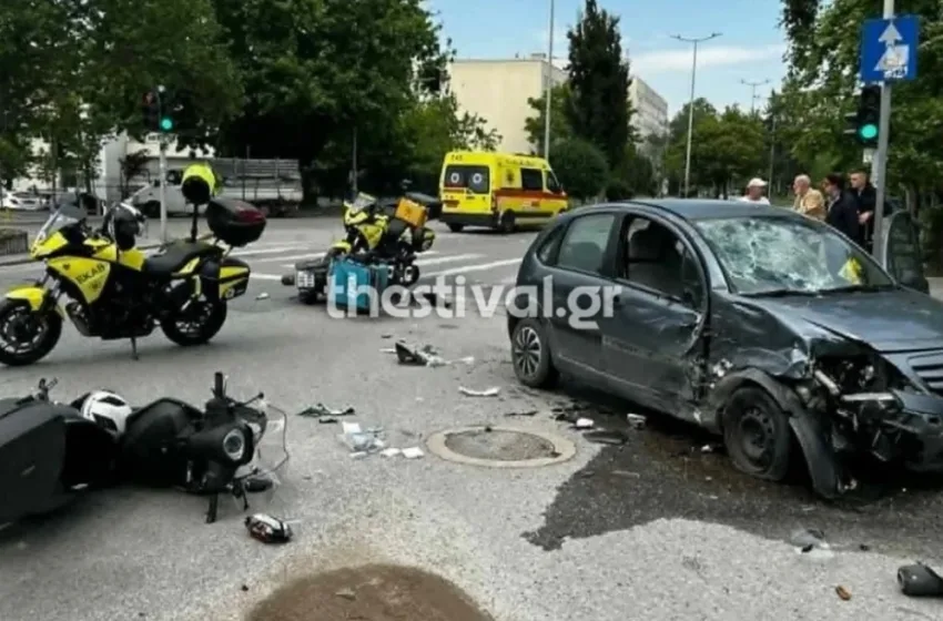  Σοβαρό τροχαίο με τραυματίες στην Θεσσαλονίκη