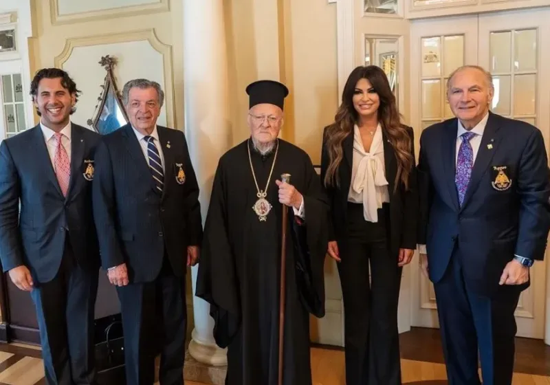  Η Κίμπερλι Γκιλφόιλ συναντήθηκε με τον Οικουμενικό Πατριάρχη Βαρθολομαίο