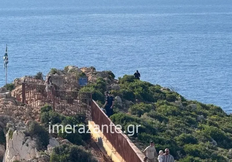  Ζάκυνθος: Πτώση άνδρα από το βράχο της θέας του Ναυαγίου