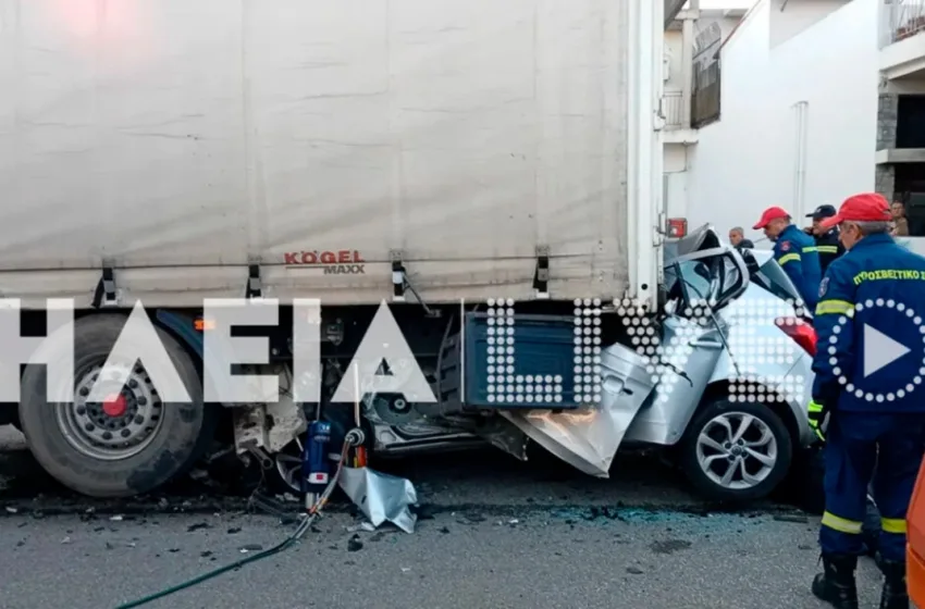  Ζαχάρω: Νεκρός 29χρονος σε τροχαίο- Καρφώθηκε κάτω από φορτηγό