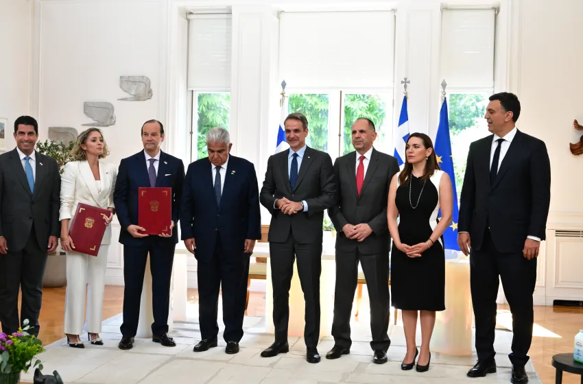  Συνάντηση Μητσοτάκη-Μουλίνο: Ελλάδα και Παναμάς εμβαθύνουν τη συνεργασία σε τουρισμό και ναυτιλία