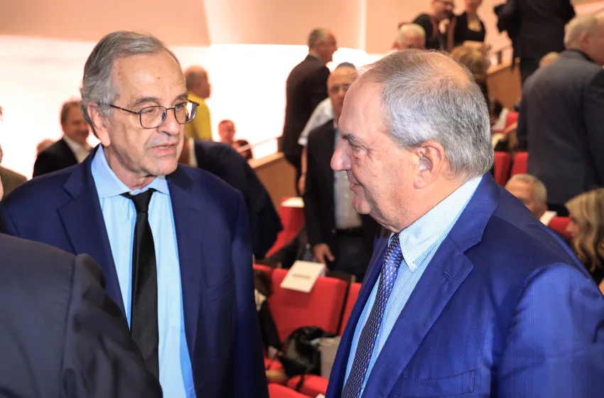  Νέο τετ α τετ Καραμανλή-Σαμαρά σε παρουσίαση βιβλίου (photos)