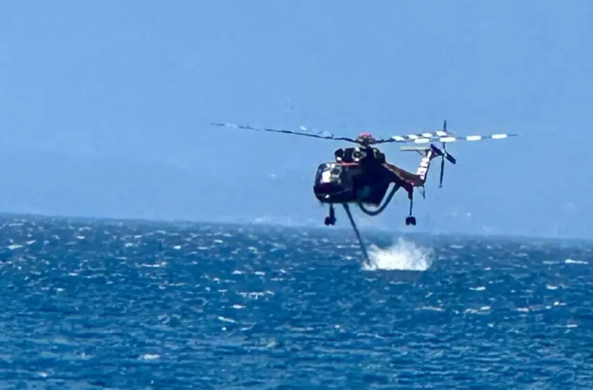  Εύβοια: Φωτιά στο Σπαθάρι κοντά στο Μαντούδι- Μεγάλη κινητοποίηση της Πυροσβεστικής