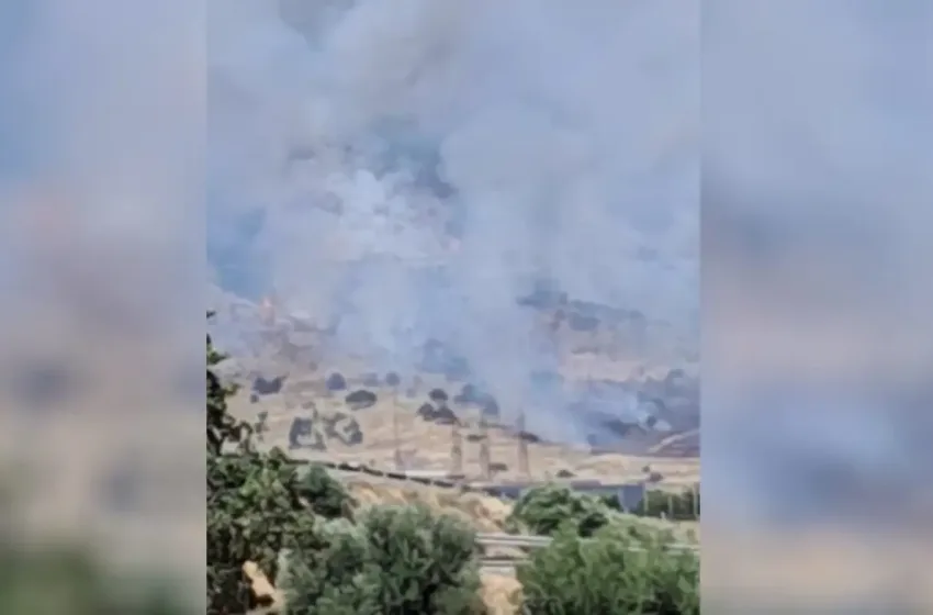  Χωρίς ενεργό μέτωπο η φωτιά στον Ασπρόπυργο (vid)