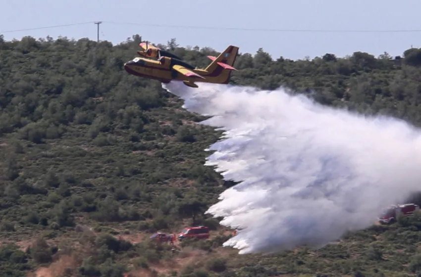  Εύβοια: Μήνυμα 112 για εκκένωση από Μεσοχώρια και Ραπταίους-Επιχειρούν 14 εναέρια και 120 πυροσβέστες