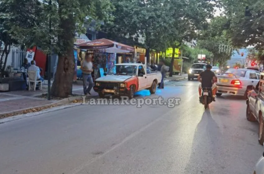  Λαμία: Σοβαρός τραυματισμός οδηγού μηχανής σε τροχαίο με αγροτικό