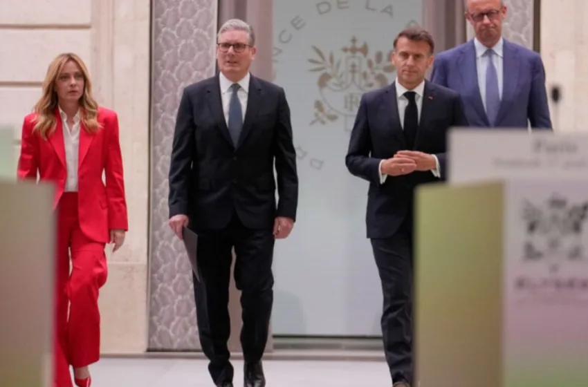  Συνάντηση Μερτς, Μακρόν, Μελόνι, Στάρμερ και Τουσκ αύριο στη Βερολίνο- Τι θα συζητήσουν