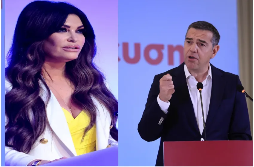  Συνάντηση του προέδρου της ΕΛ.Α.Σ. Αλέξη Τσίπρα με την πρέσβειρα των Η.Π.Α. Kimberly Guilfoyle