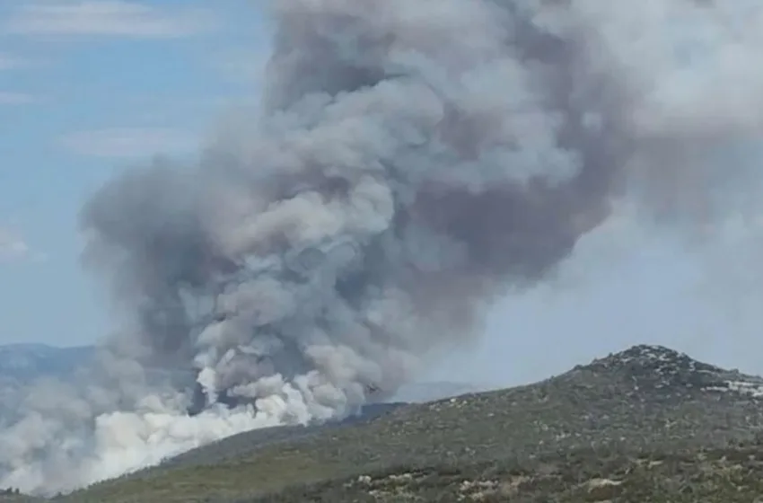  Meteo: Η φωτιά στην Οινόη δημιούργησε τον δικό της καιρό (vid)
