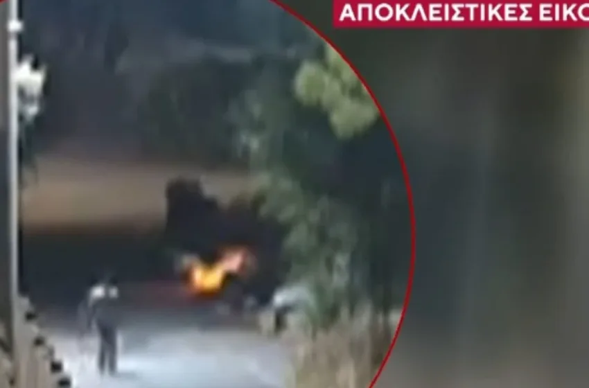  Καρέ – καρέ ο εμπρησμός από τον 50χρονο Αλβανό στην Άνοιξη-Αποκαλυπτικό βίντεο