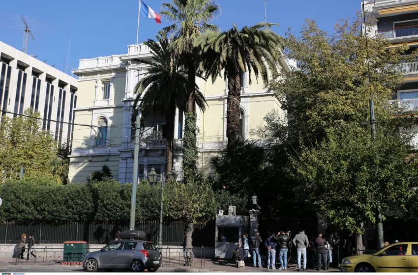  Λήξη συναγερμού στην πρεσβεία της Γαλλίας μετά το απειλητικό τηλεφώνημα για βόμβα