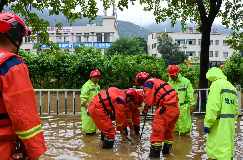  Κίνα: 5 νεκροί μέχρι στιγμή, πάνω από 48.000 οι εκτοπισμένοι