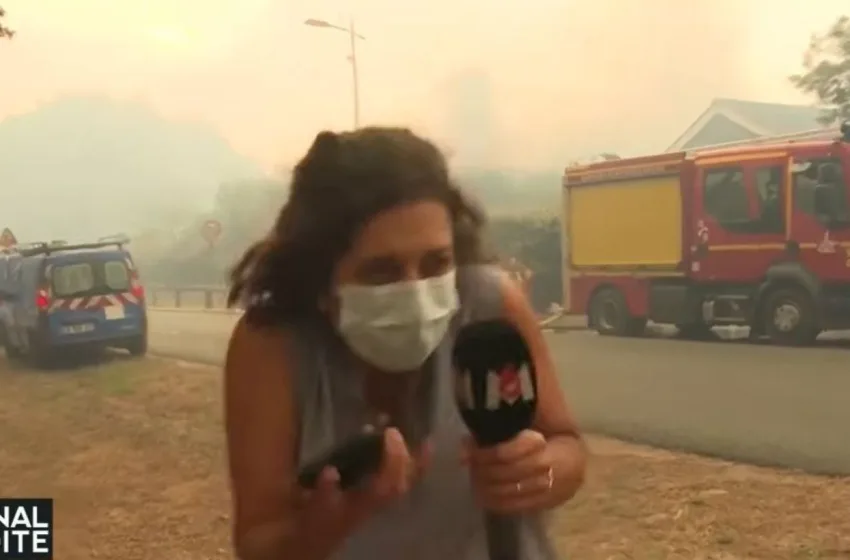  Μπορντό/Συγκλονιστικό βίντεο: Εξερράγη φιάλη υγραερίου κοντά σε δημοσιογράφους