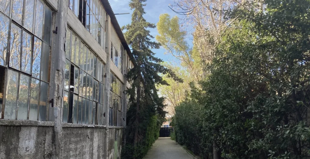 Υφιστάμενη κατάσταση του Κτηρίου Γ. Δυτική όψη