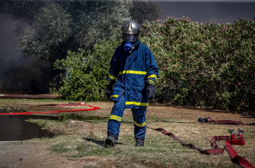  Υπό έλεγχο η φωτιά στην Οινούσσα Σερρών