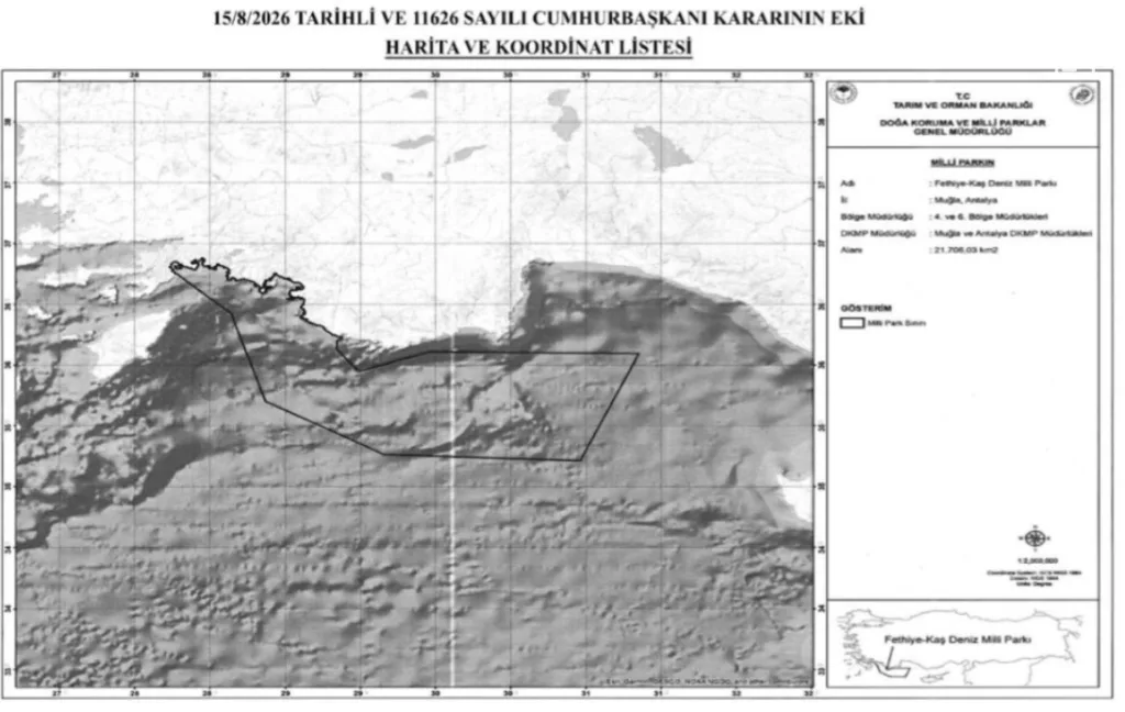 Η Τουρκία εξέδωσε προεδρικά διατάγματα για δύο εθνικά θαλάσσια πάρκα-"Αποκλεισμός" του Καστελόριζου 3 1 17