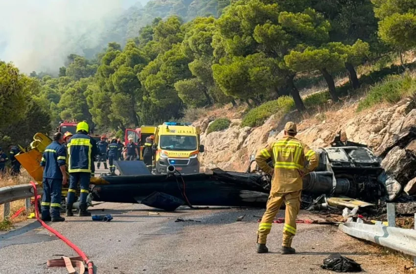  Σύγκρουση ελικοπτέρων: Νεκροί Δανός πιλότος και Έλληνας σύνδεσμος-Συγκλονιστικό βίντεο με τη στιγμή της σύγκρουσης