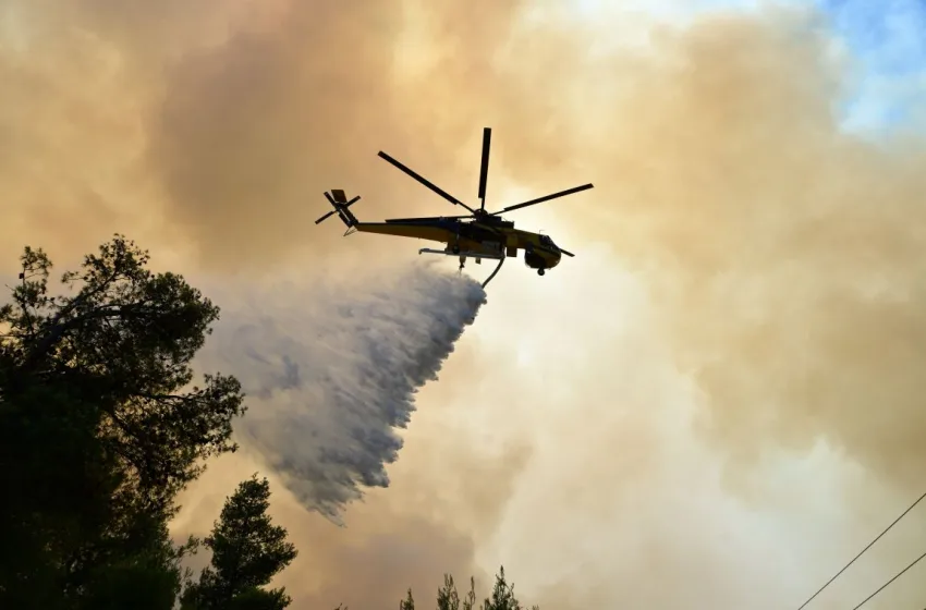  Βοιωτία: 24 μηνύματα του 112 μέσα σε τέσσερις ημέρες για τη μεγάλη πυρκαγιά