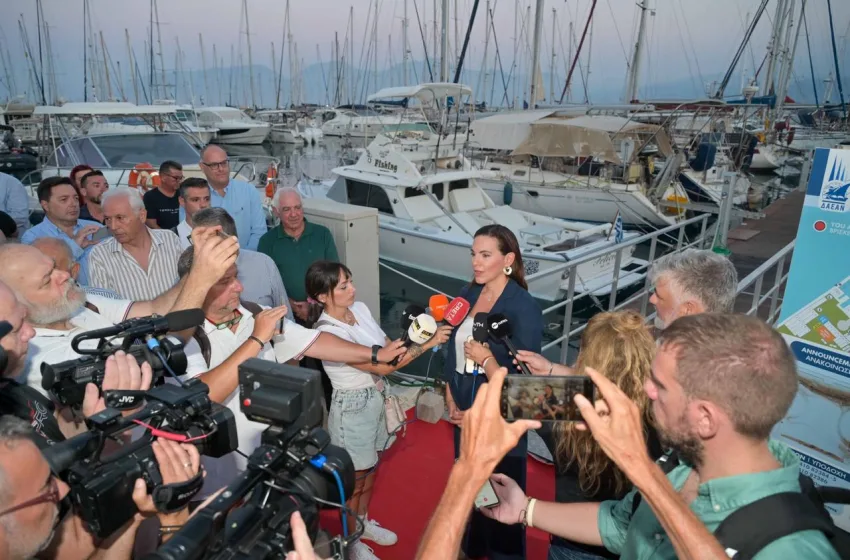  Εγκαίνια της μαρίνας Αγίου Νικολάου στο Λασίθι από την Όλγα Κεφαλογιάννη – “Ώθηση στον θαλάσσιο τουρισμό”