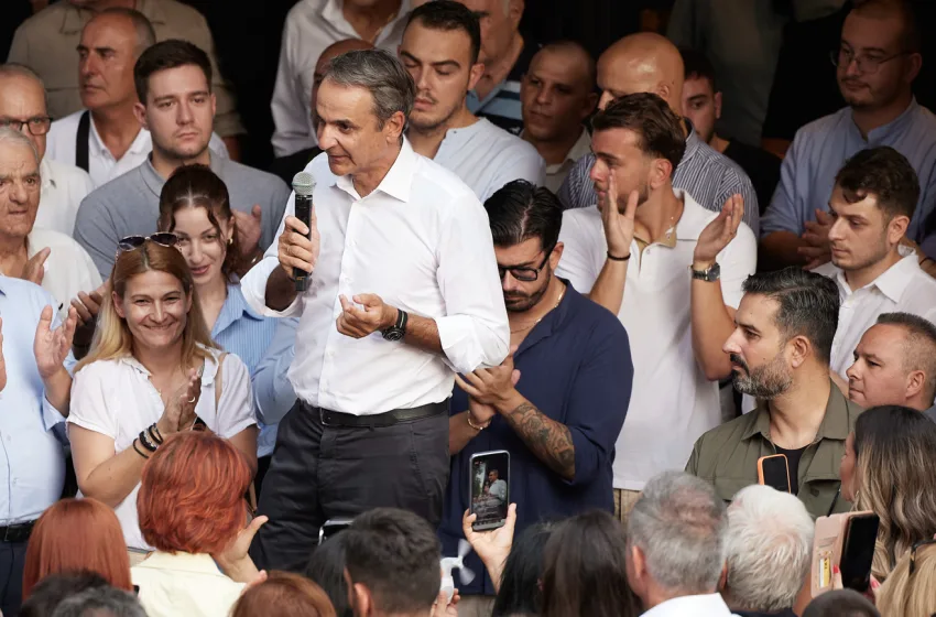  Μητσοτάκης από Κοζάνη: Ο κατώτατος μισθός πριν από τις εκλογές θα ξεπεράσει τα 950 ευρώ