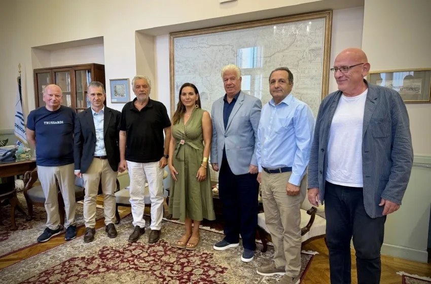  Κέρκυρα: Συνάντηση Όλγας Κεφαλογιάννη με περιφερειάρχη Ιονίων Νήσων, Γιάννη Τρεπεκλή