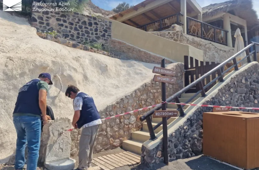  ΑΑΔΕ: Λουκέτα και πρόστιμα  σε Σαντορίνη και Νάξο