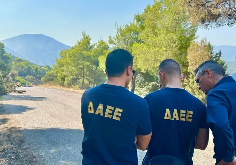  Ψάθα: Αυτοψία της Δ.Α.Ε.Ε. με drone στο σημείο πτώσης των δύο ελικοπτέρων 