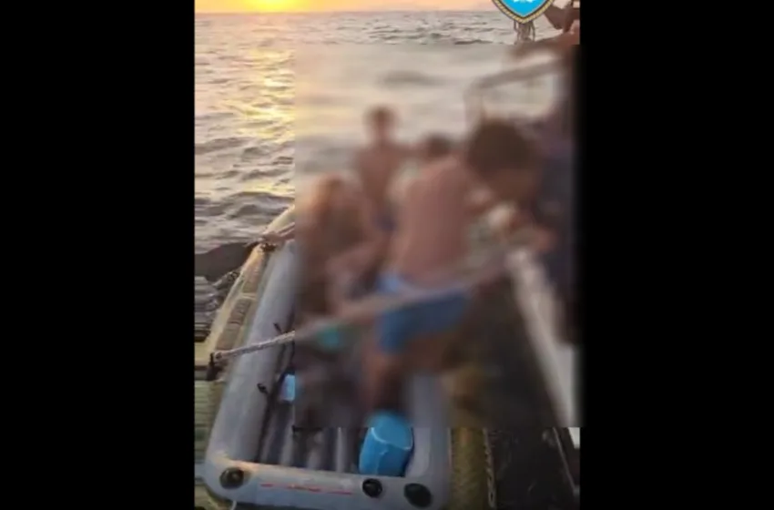  Σαρωνικός: Διάσωση τεσσάρων ατόμων στις νήσους Φλέβες 