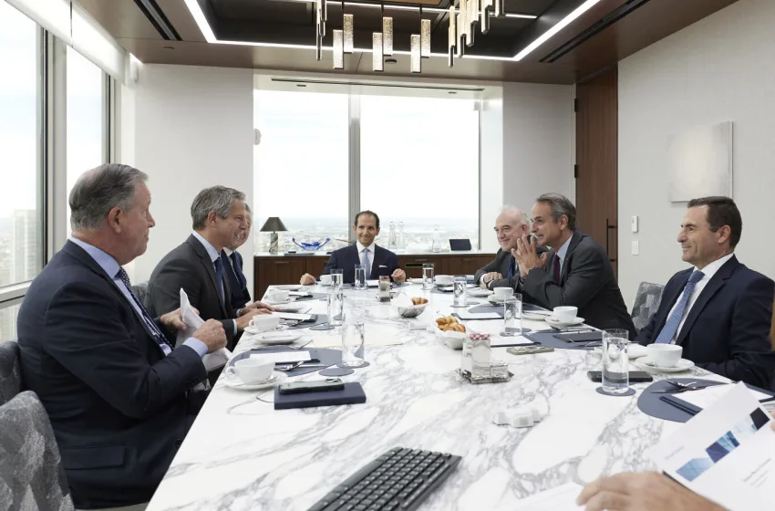  Συνάντηση Μητσοτάκη με στελέχη της Morgan Stanley- Στο επίκεντρο οικονομία, ενέργεια και πυρηνική ενέργεια