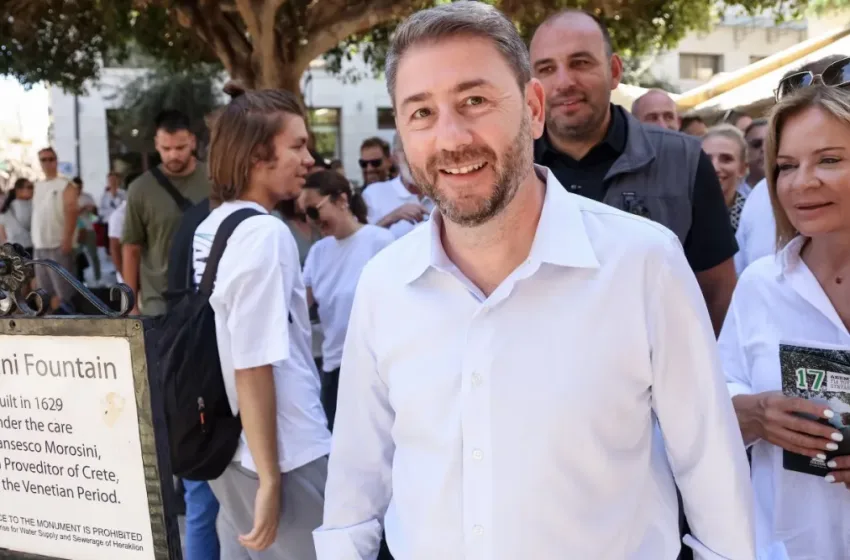  Ανδρουλάκης από Ηράκλειο: Το ΠΑΣΟΚ θα αγωνιστεί για τη νέα πολιτική αλλαγή- Μεγάλο μας όπλο το πρόγραμμά μας