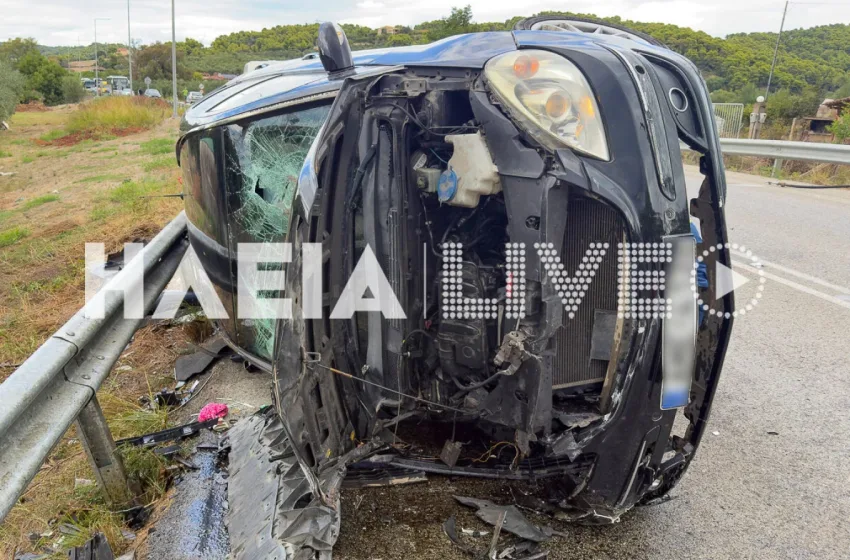  Ηλεία: Σοβαρό τροχαίο με έξι τραυματίες, ανάμεσά τους δύο παιδιά (vid)
