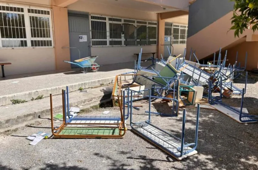  Καλαμάτα: Βανδάλισαν σχολείο λίγο μετά την ανακαίνισή του (εικόνες)