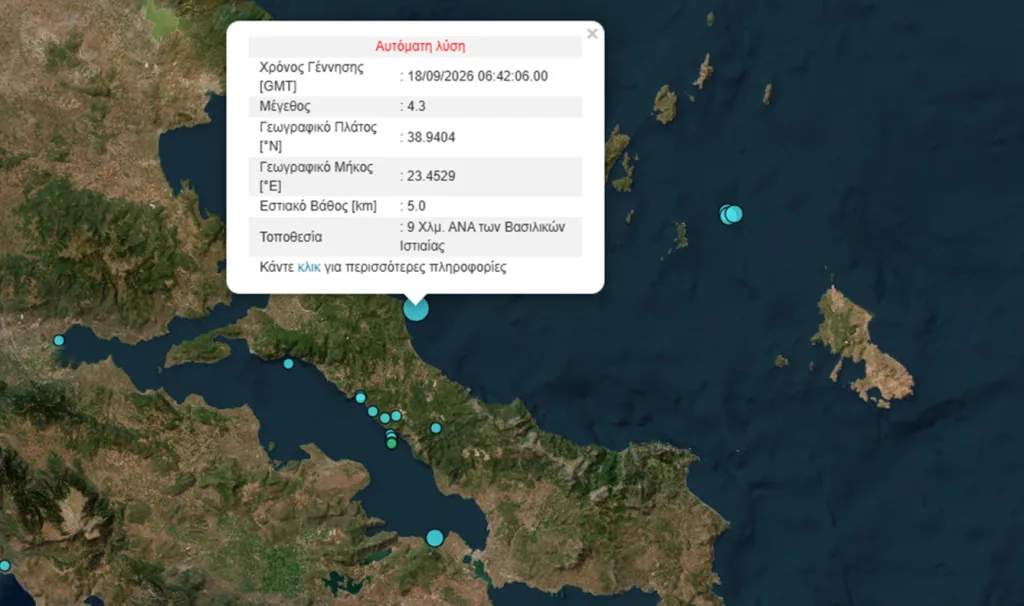 seismos istiaia
