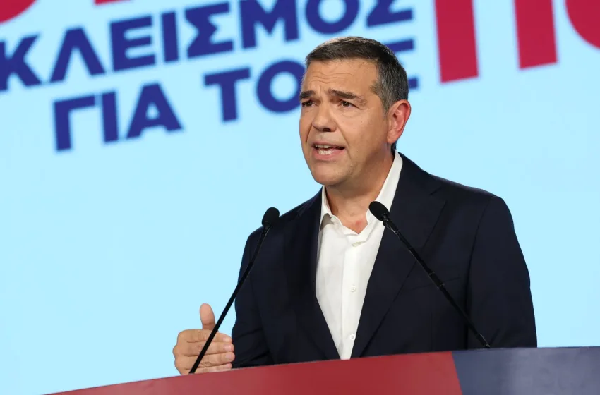  Ο Τσίπρας ανακοίνωσε το οικονομικό πρόγραμμα της ΕΛ.Α.Σ.- Κατώτατος μισθός 1.000€ εντός του 2027