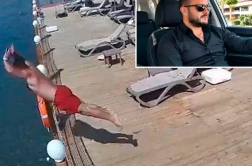 Τουρκία: Βίντεο με την βουτιά-θανάτου από προβλήτα – Το νερό είχε βάθος μόλις 50 εκατοστά
