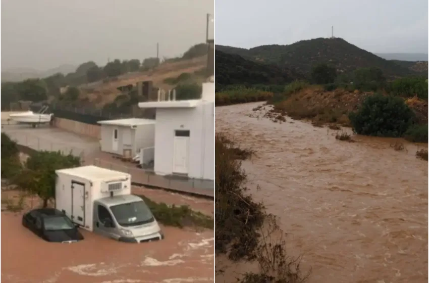  Η κακοκαιρία χτυπά την Κρήτη-Εκτεταμένες πλημμύρες, εικόνες καταστροφής (vid)