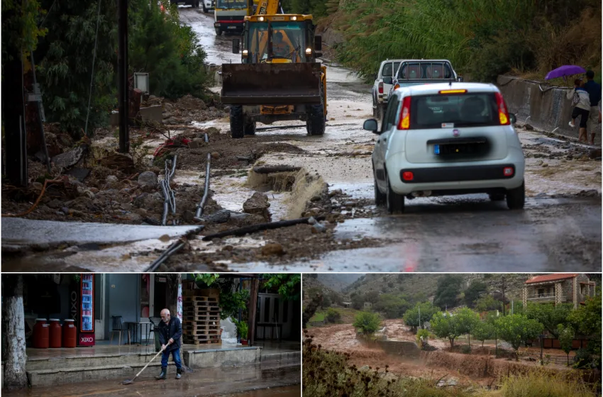  Δραματικές ώρες στην Κρήτη-Νέο 112 στην Ιεράπετρα-Εικόνες “ολοκληρωτικής” καταστροφής σε υποδομές, καλλιέργειες