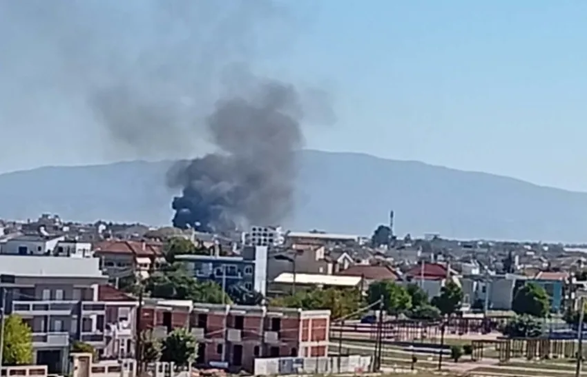  Έκρηξη σε συνεργείο υγραεριοκίνησης στη Λάρισα- Τρεις τραυματίες
